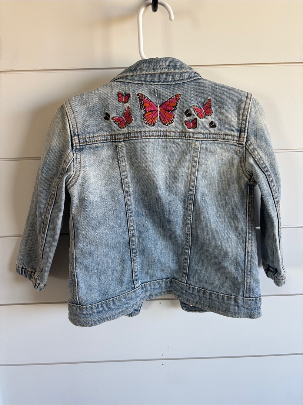 Peek Light Blue Denim Jacket for Kids - Button-Front Jean Coat